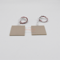 Chauffe-plateau personnalisé en AlN avec capteur thermocouple de type K intégré