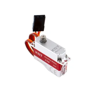 Moteur HV à engrenages métalliques sans noyau KST A08 V6.0 3.2Kgf.cm 0.09sec pour planeur RC <span class=keywords><strong>DLG</strong></span> F3K F5D UAV Drone - Product Image 1