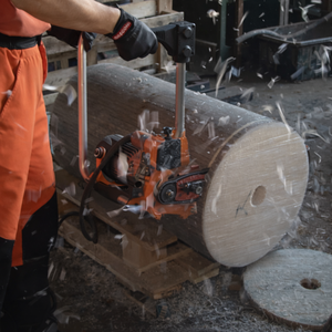 Scie à chaîne électrique industrielle 6 kW HF pour la découpe de HDPE et de plastique - Product Image 4