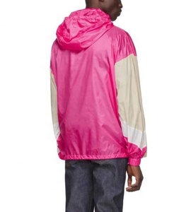 High Street Custom Color Block Nylon Windbreaker <b>Jacket</b> For <b>Men</b> Breathable Custom Lining Crinkle Windbreaker <b>Jacket</b> - Product Image 2