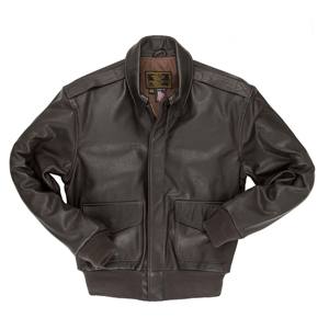 Blouson bombardier long en cuir pour hommes fabriqué sur mesure par OEM Vêtements d'extérieur élégants et durables - Product Image 1