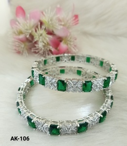 Conjunto de brazaletes AD hechos a mano, joyería de moda para mujer, aleación de Zinc hecha para bodas, fiestas, ocasiones especiales de regalo - Product Image 1