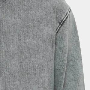 Custom Men's 420 Gsm Heavyweight Hoodie <b>Oversized</b> Acid Washed Distressed <b>Sweatshirt</b> with Digital Print <b>Vintage</b> Style No String - Product Image 6