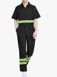 Combinaison à manches courtes à visibilité accrue, rayée, une pièce, réfléchissante - Product Image 2