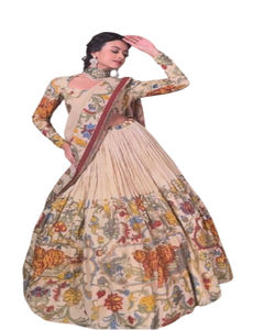 Vente en gros de vêtements et accessoires Lehenga Choli en polyester pour mariage et fête disponibles en vrac - Product Image 1