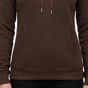 Heavyweight Carafe Brown Oversized Hoodie 400GSM 100% Cotton French Terry Streetwear Pullover Custom Logo <b>Sweatshirt</b> Sweatsuit - Product Image 5