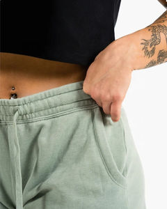 Wholesale Custom High Quality Breathable Bermuda <b>Shorts</b> for <b>Women</b> Polyester/Cotton Gym Fitness Running Casual <b>Elastic</b> <b>Waist</b> - Product Image 2