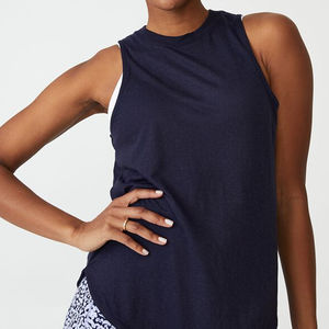 Débardeur de sport personnalisé de haute qualité pour la musculation, la gymnastique, le fitness, le tricot, pour femme, occasion printemps, débardeur en tricot pour femme - Product Image 2