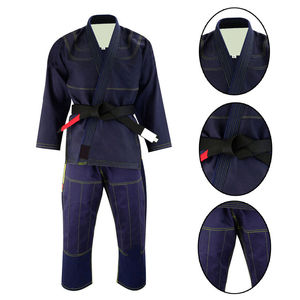 Conjuntos de Kimono de Jiu Jitsu para Hombre, 100% Algodón, Cómodo y Duradero, Gi de Entrenamiento Adecuado para Principiantes y Practicantes Avanzados - Product Image 1