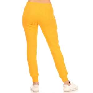 <b>Women</b> Custom Logo Printed Regular Fit Breathable Eco-Friendly Polyester <b>Fleece</b> Jogger Mid Waist Casual Lace Flat Front Autumn - Product Image 6