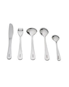 Ensemble de vaisselle en acier inoxydable argenté brillant avec fourchette cuillère couteau conçu pour les fêtes de restaurants à usage domestique - Product Image 4