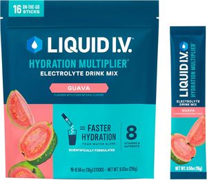 ของเหลวทางหลอดเลือดดำ สารเพิ่มความชุ่มชื้น - ฝรั่ง |   ผงเครื่องดื่มเกลือแร่ |   1 แพ็ค (16 หน่วยบริโภค) - Product Image 5