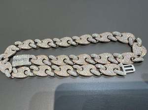 Accesorio de piedras preciosas de lujo VVS 30MM 24 pulgadas Moissanite Pendant & Charm - Product Image 4