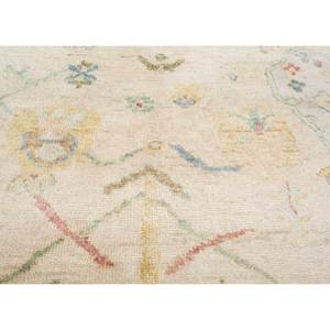 Alfombras de Lana Anudadas a Mano del Extremo Oriente, Grandes, Rectangulares, de 9x12, con Patrón Floral, Skwl-577, para Sala de Estar, Pasillo, Tabriz - Product Image 3