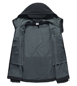 Première usine Fitnee Service personnalisé hommes vert extérieur veste femmes Softshell veste tactique imperméable veste pour la randonnée - Product Image 2