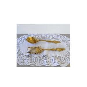 Cuillère en laiton de vente chaude pour la maison et les fêtes couverts utilisent une cuillère en laiton à dessert de crème glacée au coût le plus bas - Product Image 3