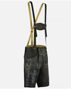 Wholesale Bulk Quantity <b>Men</b> <b>Short</b> Length Bavarian Wholesale Bulk Quantity <b>Men</b> <b>Short</b> Length Bavarian Lederhosen <b>Shorts</b> - Product Image 5