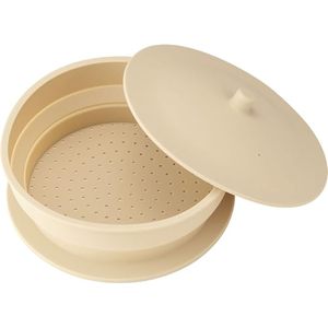 Cuiseur vapeur pliable en silicone <span class=keywords><strong>Cogit</strong></span> 5L : des plats cuits à la vapeur délicieux et faciles à préparer dans votre marmite, au micro-ondes ou sur plaque à induction - Product Image 1