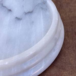 Dessous de verre en marbre vintage 5 "Home Barware Decor - Product Image 3