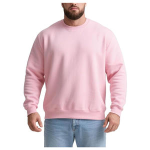 Men hoodie and sweatshirt knitted <b>fabric</b> long sleeve design o-neck custom logo and printing hoodie and sweatshirt - Product Image 2