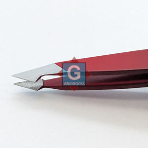 Pince à épiler de luxe en acier inoxydable de haute qualité et de haute précision pour les sourcils et les cils, deux teintes - Product Image 3