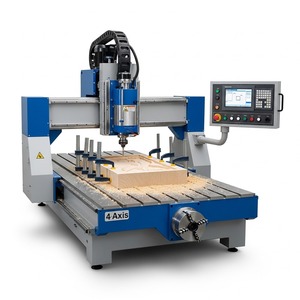 Routeur CNC 4 axes pour la sculpture sur bois, machine de gravure 3D haute vitesse pour la décoration de meubles en bois et l'artisanat - Product Image 5