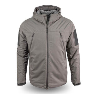 Veste Softshell en toile légère unisexe respirante en gros, parka imperméable, col montant, hiver - Product Image 4