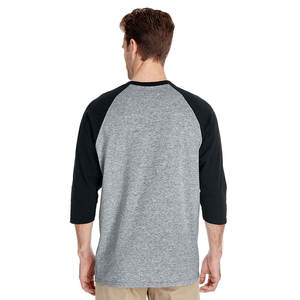 Camiseta de algodón de manga larga personalizada de alta calidad Camiseta personalizada de manga raglán - Product Image 5