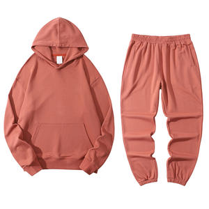 Chándal de lujo bordado al por mayor chándal de hombre de 2 piezas Conjunto de jogging sudaderas con capucha de alta calidad OEM - Product Image 6