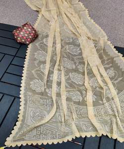 Atuendo étnico versátil para cada ocasión Sari moderno de bajo precio al mejor precio al por mayor: lujo asequible para la moda consciente - Product Image 2