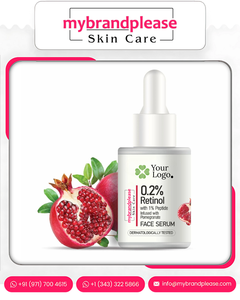 Sérum anti-âge pour le visage à 0,2 % de rétinol avec 1 % de peptides et d'extrait de grenade - Product Image 2