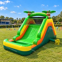 Vente chaude Parc de jeux commercial Parcours d'obstacles Château gonflable Thème licorne