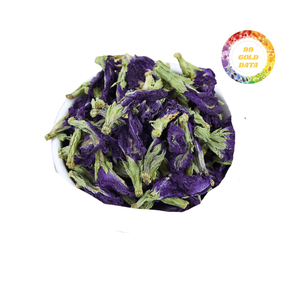 Fleur de pois papillon séchée de qualité culinaire-séchée à l'air et emballée pour le service alimentaire, l'utilisation au café et la teinture naturelle - Product Image 1