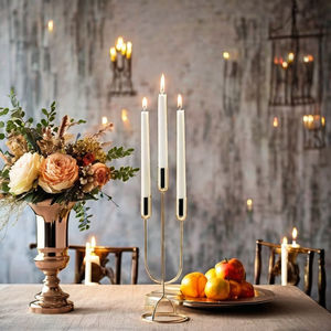 Iron <b>Candle</b> <b>Holder</b> for Home Decor Heat Resistant Festive Seasons-for Christmas Valentine's Day Other <b>Candle</b> <b>Jars</b> <b>Lanterns</b> - Product Image 1