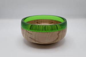 Ensaladera de bambú y juego de servidores Ensaladera de madera grande con acabado liso contemporáneo Respetuoso con el medio ambiente Fácil - Product Image 5