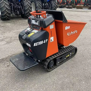 Mini transporteur sur chenilles à chenilles KC70H-4 certifié CE Kubota avec basculement hydraulique pour la construction et l'aménagement paysager - Product Image 1