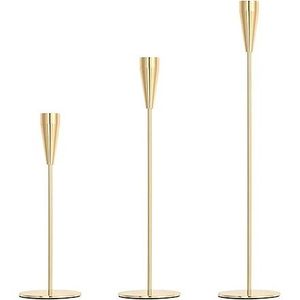 Bougeoir en métal de haute qualité, fait à la main, écologique, design moderne, exclusif, or, pour la Saint-Valentin, anniversaire, Pâques - Product Image 1