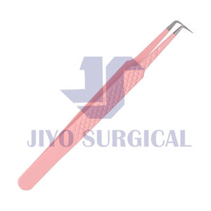 Pinzas Profesionales para Pestañas, Color Rosa, Acero Inoxidable, Extensión de Pestañas, Precisión, Volumen, Aislamiento, Herramienta de Belleza - Product Image 3