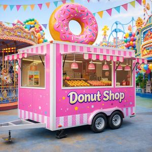 Camion de restauration mobile élégant pour la vente de burritos, cuisine entièrement équipée pour les ventes sur les campus universitaires - Product Image 3