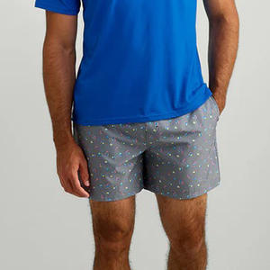 High Quality <b>Men's</b> Casual Solid <b>Jogger</b> Shorts Breathable Lightweight Eco-Friendly Summer Short Sets Elastic Waist Plain Dyed - Product Image 5