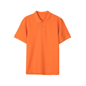 Polo à manches courtes pour homme, 230g, 40 pièces, avec logo personnalisé brodé, T-shirt publicitaire CVc pour le fitness, impression sérigraphique - Product Image 4