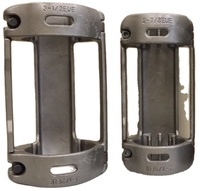 Protège-câble de couplage croisé moulé par injection pour sonde de forage, pince de câble ESP