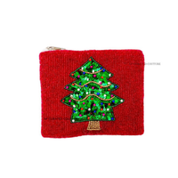 Sacs à main perlés à thème de Noël faits à la main pour femmes Élément de Noël perlé élégant Accessoires de mode et vêtements disponibles