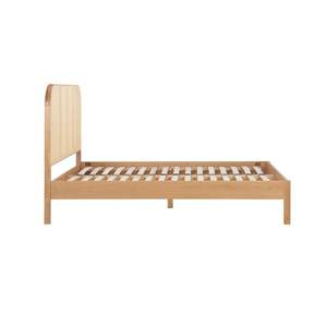 Cadre de lit en bois de teck 100% confortable de qualité supérieure avec sangle en rotin pour ensemble de chambre d'hôtel meubles d'intérieur de villa - Product Image 2