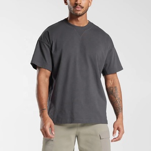 100% เสื้อยืดผ้าฝ้ายโอเวอร์ไซส์สำหรับผู้ชายขนาดใหญ่240กรัมลายพิมพ์ดิจิตอลดีไซน์ตามสั่ง - Product Image 1