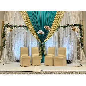 ผนังเทียนโลหะสวยงามสำหรับเวทีต้อนรับ ผนังเทียนที่ไม่เหมือนใครสำหรับตกแต่งงานแต่งงาน ผนังเทียนโลหะตกแต่งงานแต่งงานยอดนิยมในสหราชอาณาจักร - Product Image 1