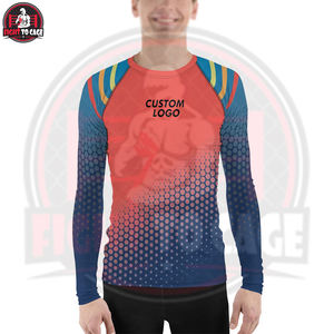 Camiseta Deportiva de Manga Larga con Cuello Redondo para Hombre, para MMA, Gimnasio, Fitness, Cómoda, de Secado Rápido, Tejido de Alta Calidad de 220g - Product Image 4