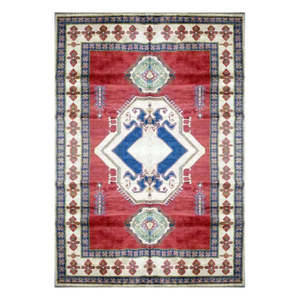 Alfombra Kazak anudada a mano, única en su tipo, de 11'3 x 7'1, Kz06 - Product Image 1
