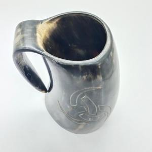 Luxury Buffalo Horn Beer Stein 500ml Ecológico Durable Hecho a mano para uso diario - Product Image 3