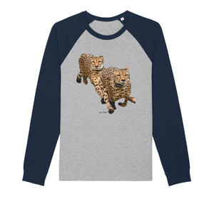 Camisa casual de manga larga con cuello raglán orgánica de Cheetah Brothers - Product Image 3